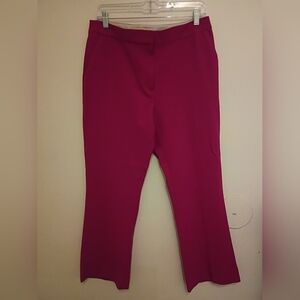 Brooks Brothers Women's Elegant Pink Women's Wool Blend Cropped Pants Sz‎ 10